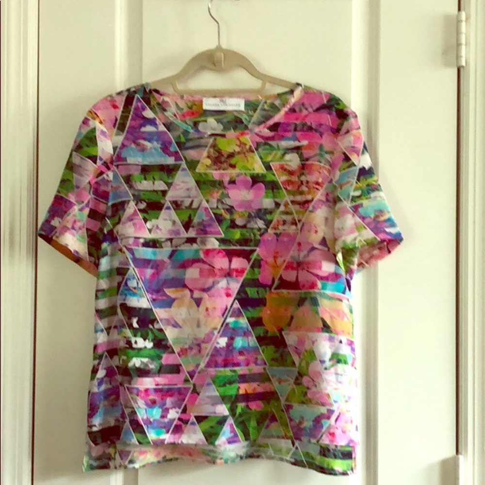 Amanda Uprichard 100% Silk Tee
